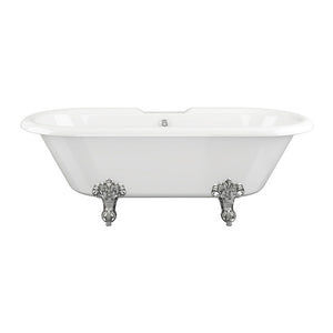 Richmond Freestanding 1690x740x620mm 2TH Bath w/Feet – White