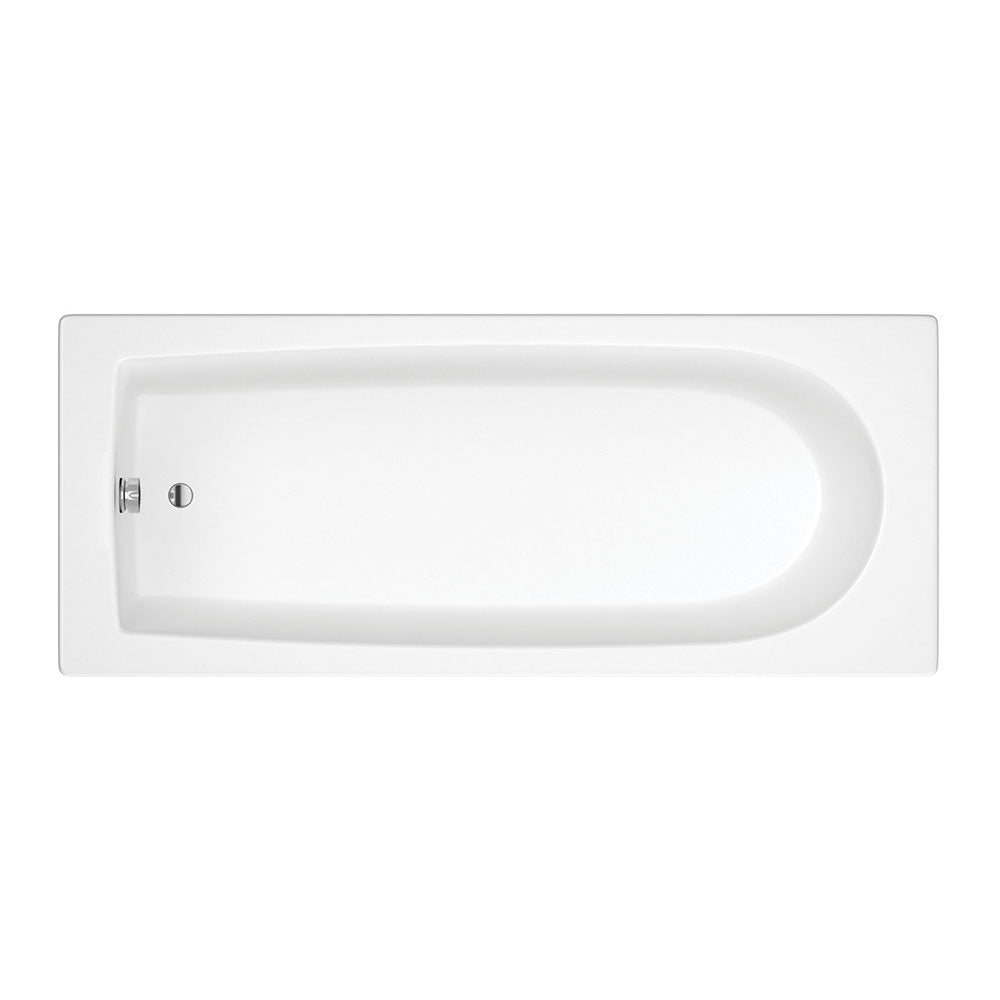Miami Round Single End 1700x800x550mm 0TH Bath w/Legs