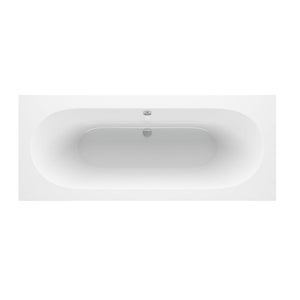 Miami Round Double End 1600x750x550mm 0TH Bath w/Legs