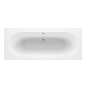 Miami Round Double End 1800x800x550mm 0TH Bath w/Legs