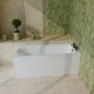 Pierson D Shape Single End 2TH Bath w/Legs Auvellis