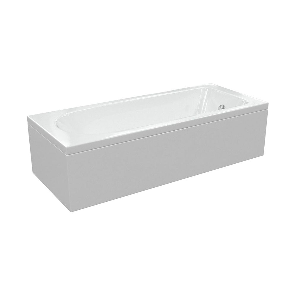 Auvellis Oviedo D-shape single-ended bath – clean product view