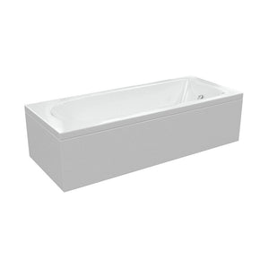 Auvellis Oviedo D-shape single-ended bath – clean product view