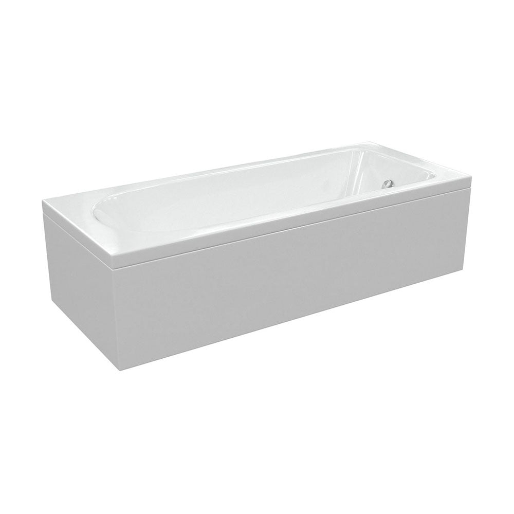Pierson D Shape Single End SUPERCAST 1700x700x550mm 2TH Bath w/Legs