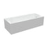 Pierson D Shape Single End SUPERCAST 1700x700x550mm 2TH Bath w/Legs