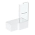 Pureflo 1700x850mm Shower Bath 0th Supercast With Screen And Bath Panels