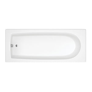 Miami Round Single End SUPERCAST 1700x700x550mm 0TH Bath w/Legs