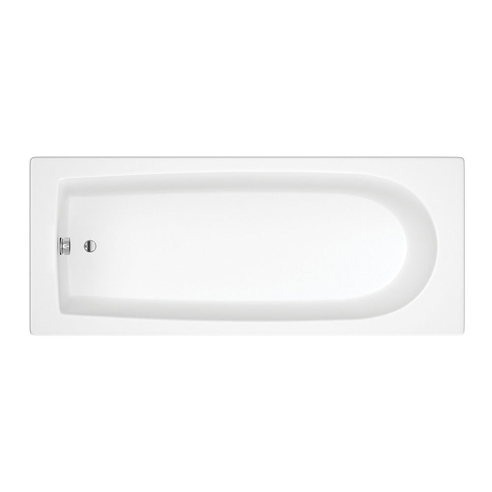 Miami Round Single End SUPERCAST 1700x750x550mm 0TH Bath w/Legs