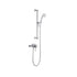 Berwick 1 Outlet Exposed Thermostatic Shower Pack With Traditional Slide Rail Shower Kit Chrome