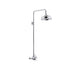 Berwick 1 Outlet Exposed Thermostatic Shower Pack With Traditional Rigid Riser Shower Kit Chrome