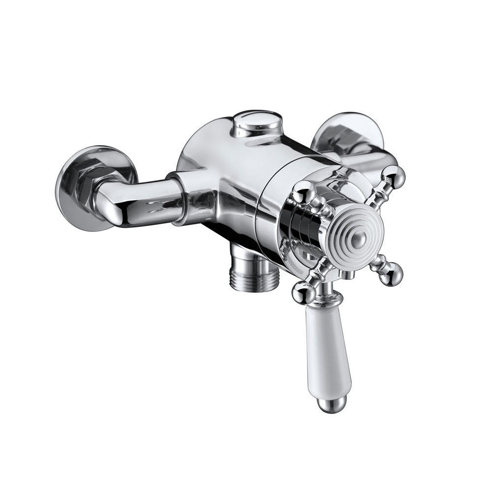 Berwick 1 Outlet Exposed Thermostatic Shower Valve Chrome