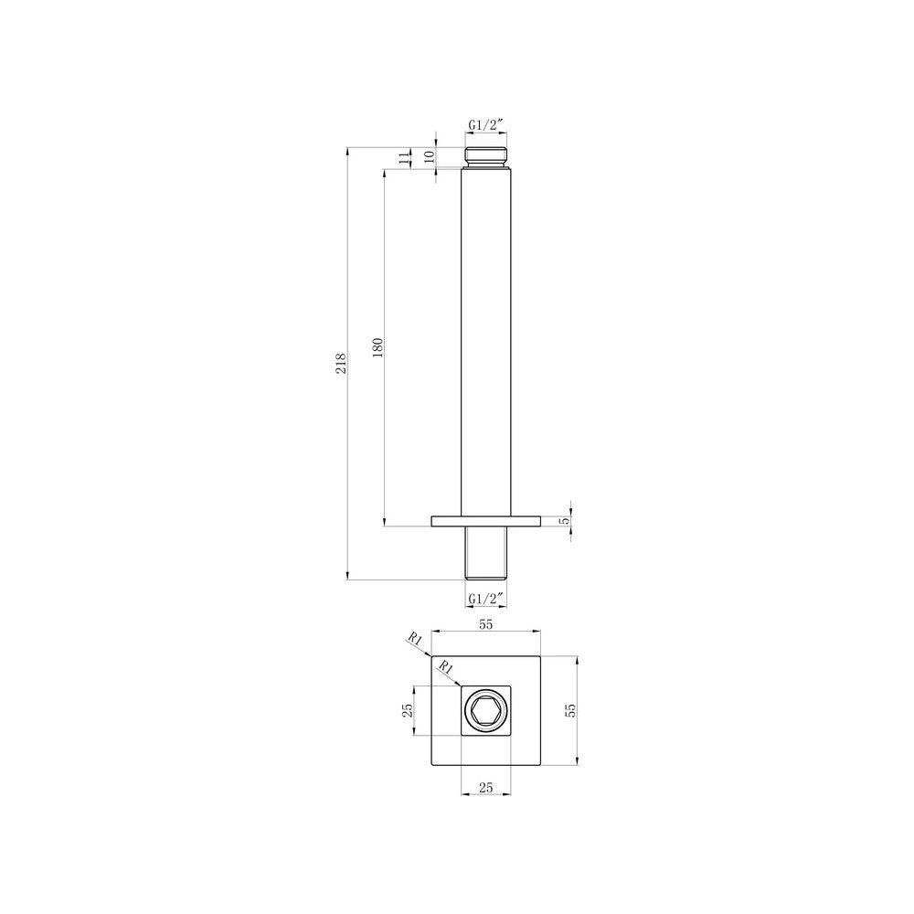 Comet Cieling Arm 180mm