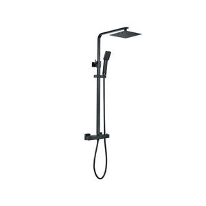 Auvellis Comet 2-Outlet Exposed Thermostatic Shower Pack | Matt Black | PFDICM0692 | image 1