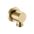 Astro Wall Outlet Brushed Brass