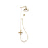 Berwick Traditional Exposed Thermostatic Shower Set Brushed Brass