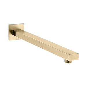 Cosmic 350mm Square Shower Arm - Brushed Brass