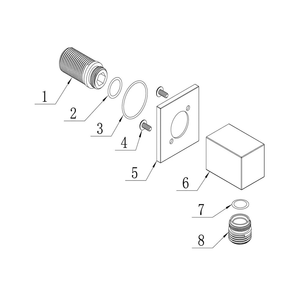 Square Wall Outlet Elbow Bathwise