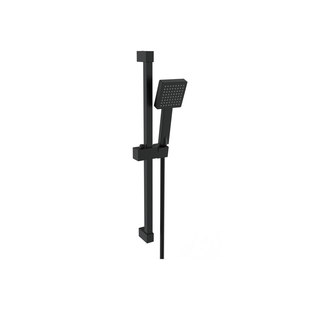 Auvellis square slide rail kit with single-mode handset – Matt Black