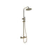 Aurora Round Thermostatic Bar Mixer w/Riser Kit - Brushed Bronze