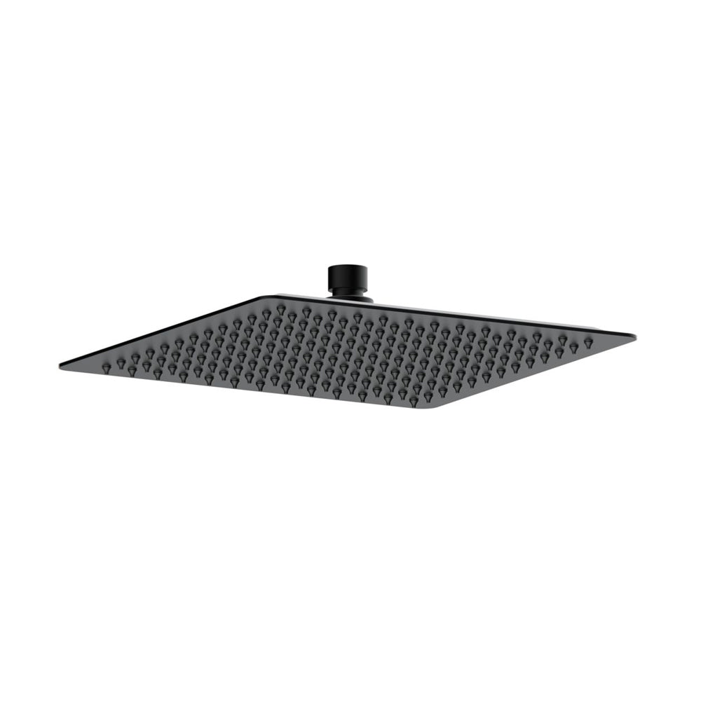 Cosmic 250mm Square Ultraslim Showerhead - Matt Black