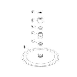 Aurora Ultraslim Showerhead Bathwise