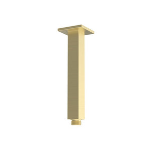 Cosmic 180mm Square Ceiling Arm - Brushed Brass