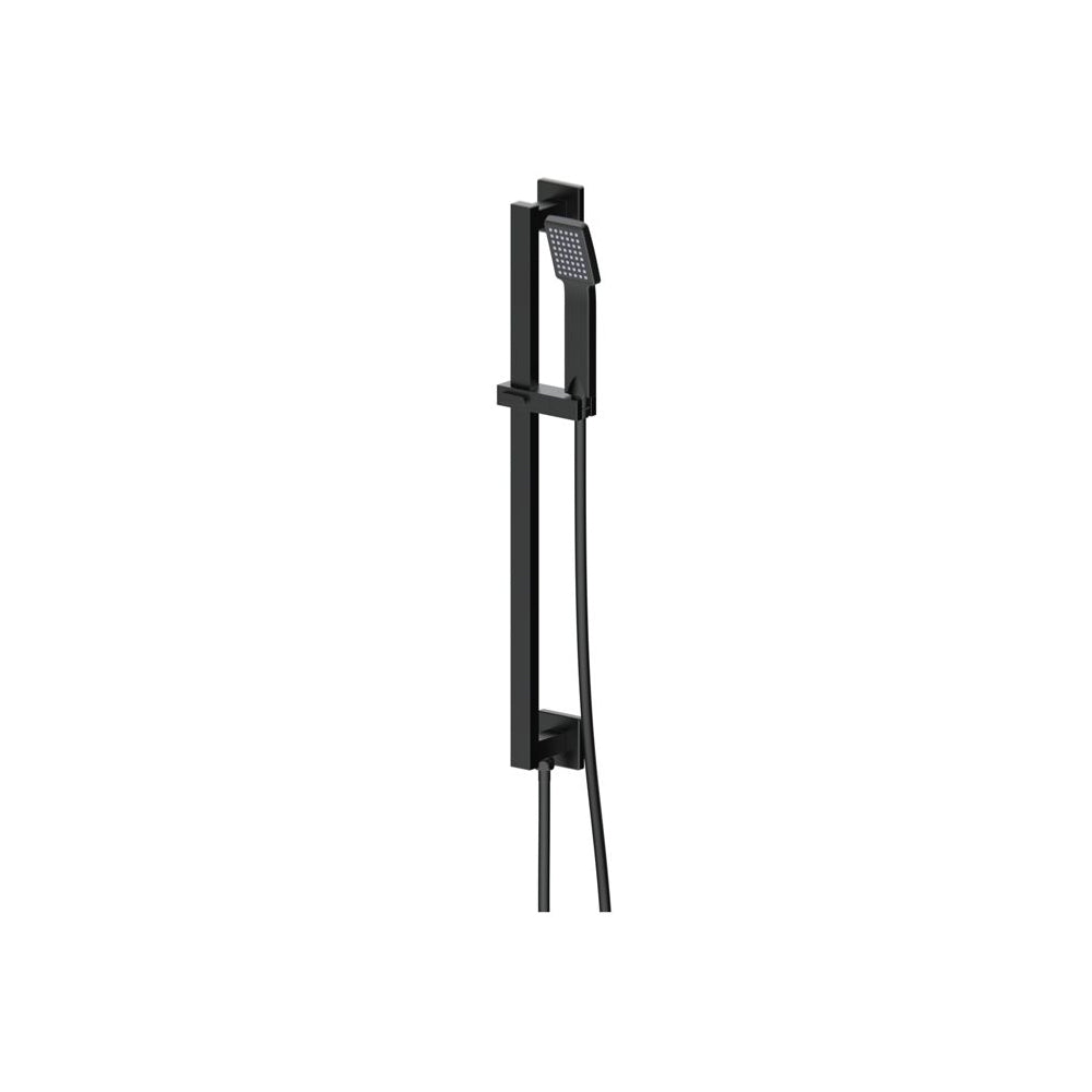 Cosmic Square Riser Rail Kit w/Elbow & Handset - Matt Black