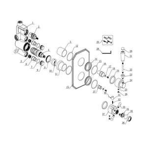 Berwick Traditional Lever Thermostatic Single Outlet Shower Valve Bathwise