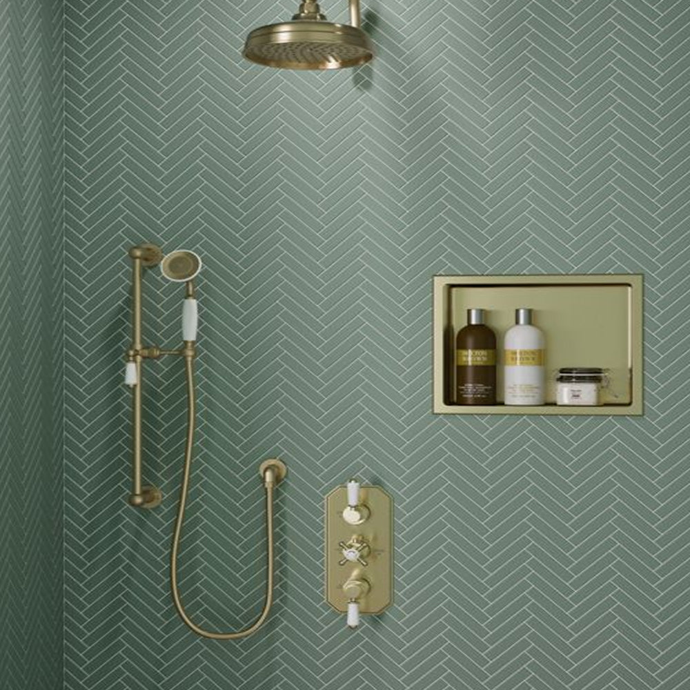 Berwick Traditional Lever Thermostatic Two Outlet Shower Valve Bathwise