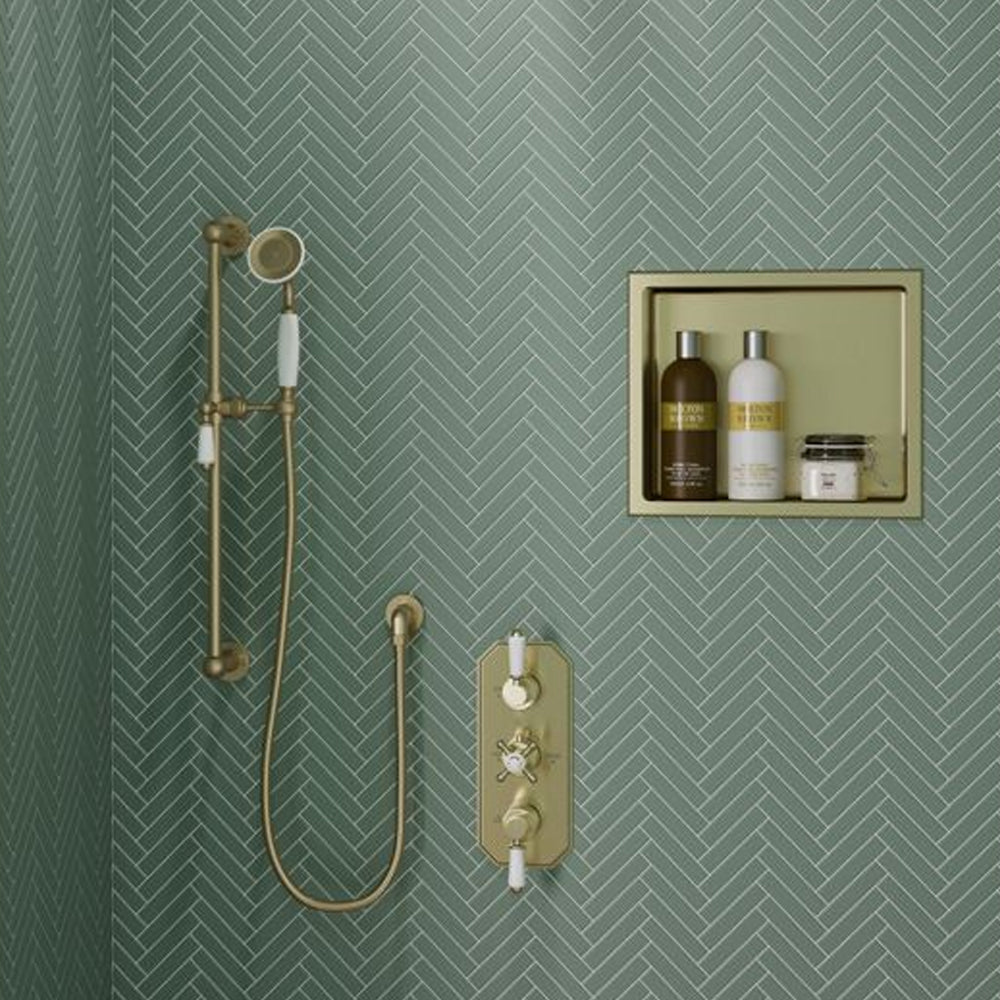 Auvellis Solenne Traditional Wall Outlet Elbow | Brushed Brass | PFDICM0908 | image 2