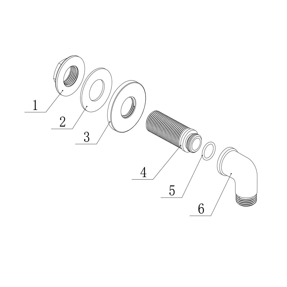 Berwick Traditional Wall Outlet Elbow Bathwise