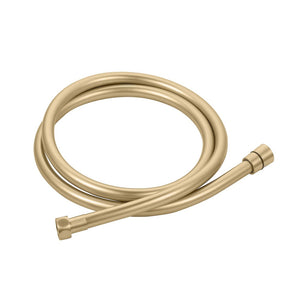 1.5m Easy Clean PVC Shower Hose - Brushed Brass
