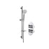 Astro 1 Outlet Round Thermostatic Shower Pack With Slide Rail Shower Kit Chrome