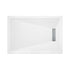 Pureflo Linear Ultra Slim Rectangular Stone Resin Shower Tray Including  Linear Waste