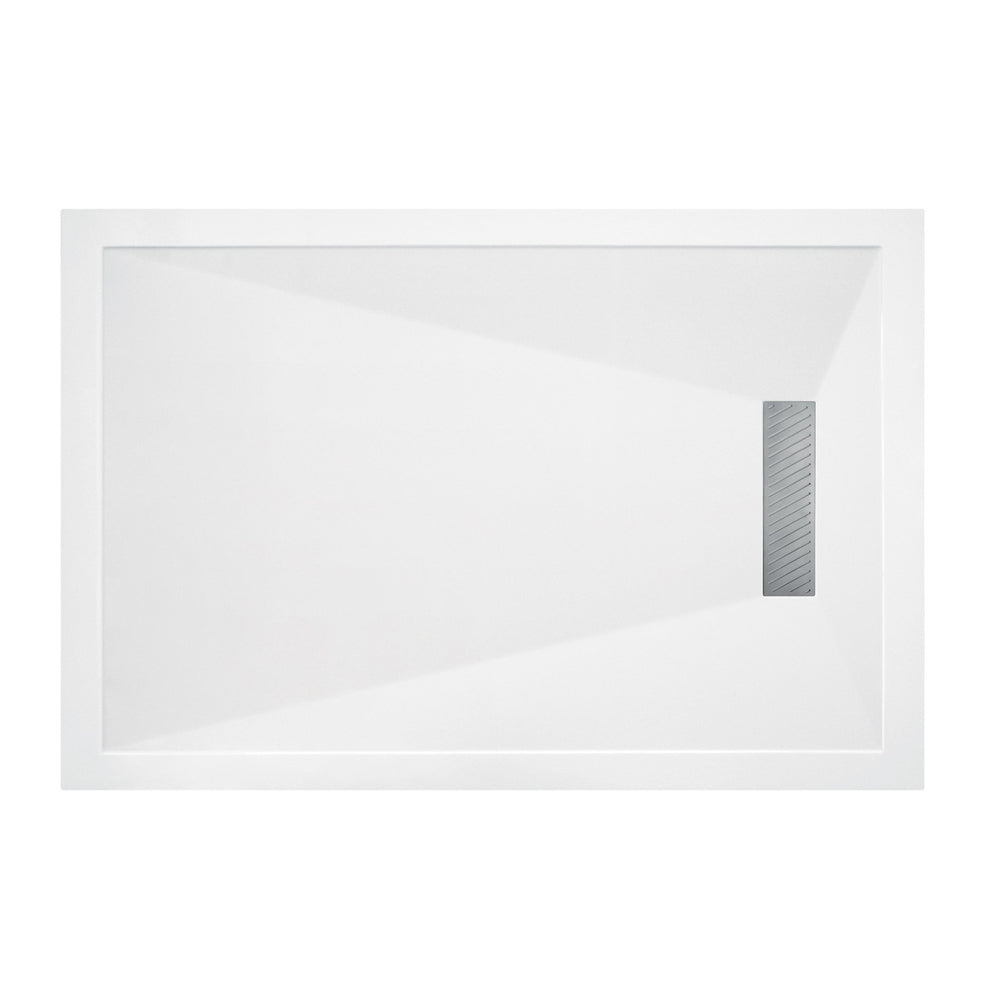 25mm Linear 1200x700mm Slim Rectangular Tray & Waste