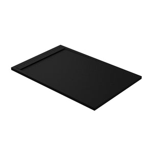 30mm Slate 1700x800mm Rectangular Tray & Waste – Black