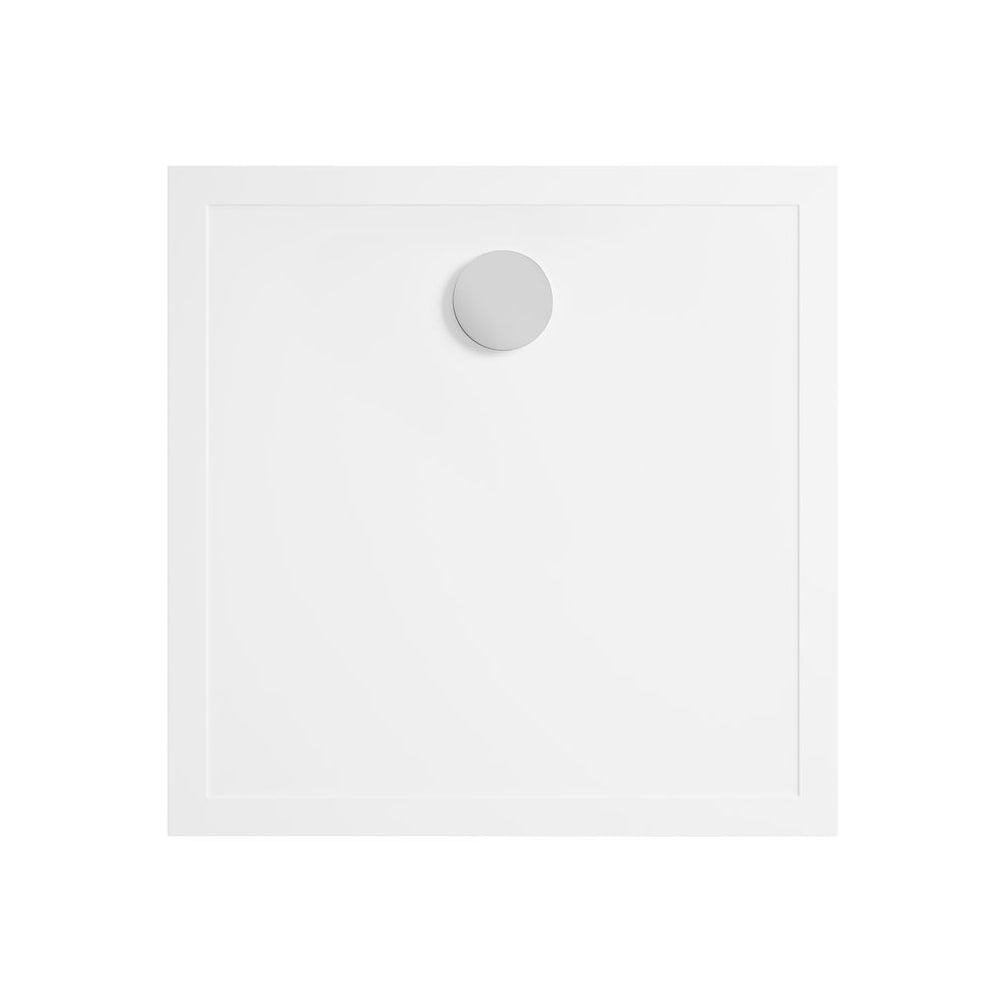 28mm Anti-Slip Ultra-Slim 800mm Square Tray & Waste