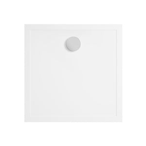 28mm Anti-Slip Ultra-Slim 800mm Square Tray & Waste