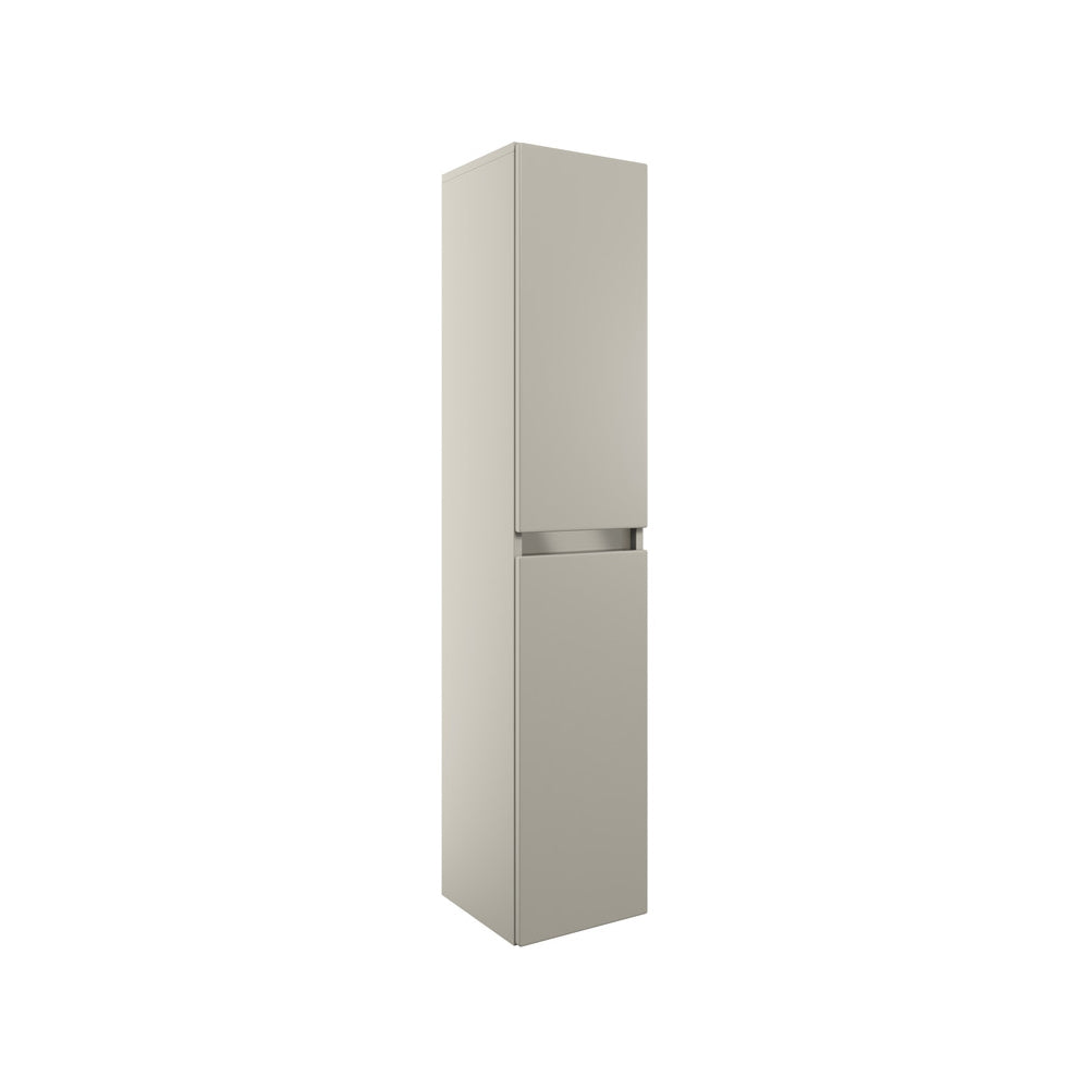 Carino Wall Mounted Tall Side Cabinet Latte