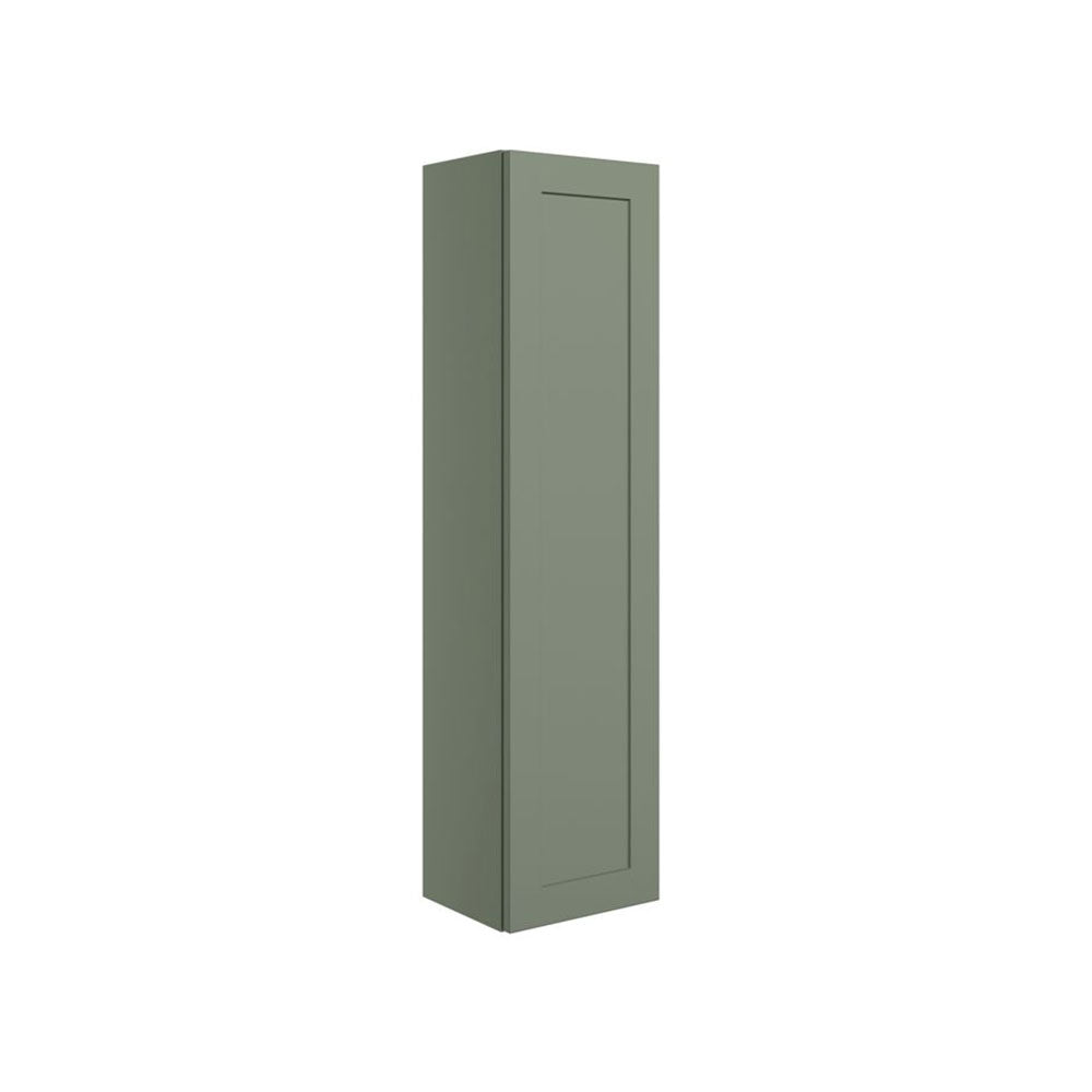 Auvellis Solenne 300mm wall-hung tall cabinet – Matt Reed Green