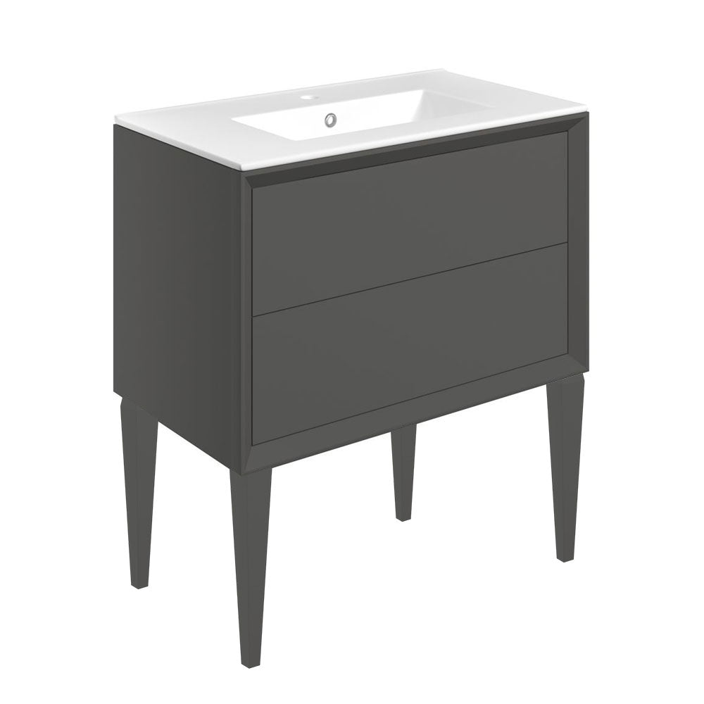 Push Freestanding Basin And Unit With Pair Of Front Legs
