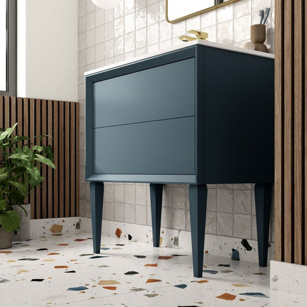 Push Freestanding Basin And Unit With Pair Of Front Legs