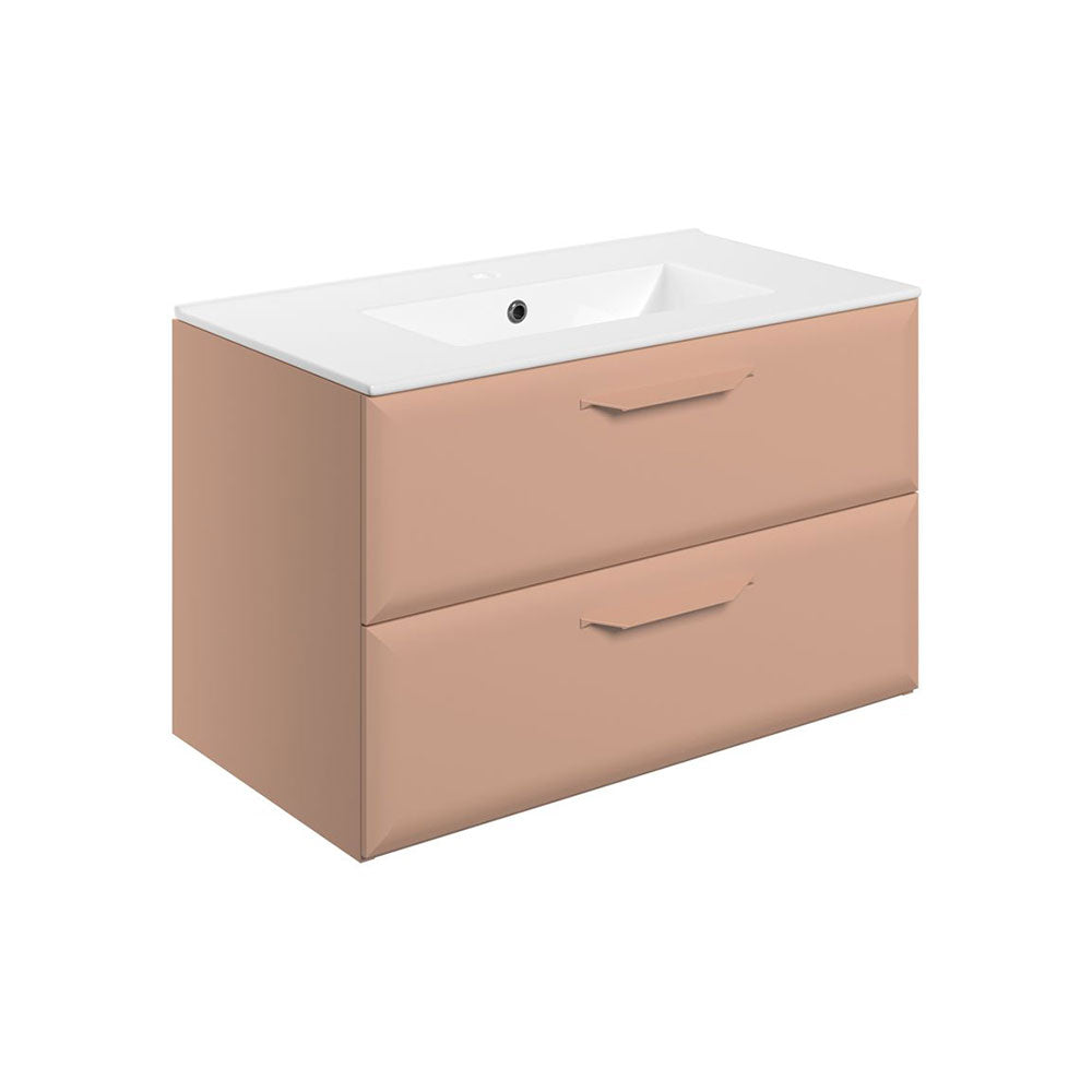 Mika Washbasin And Wall Mounted Unit Bathwise