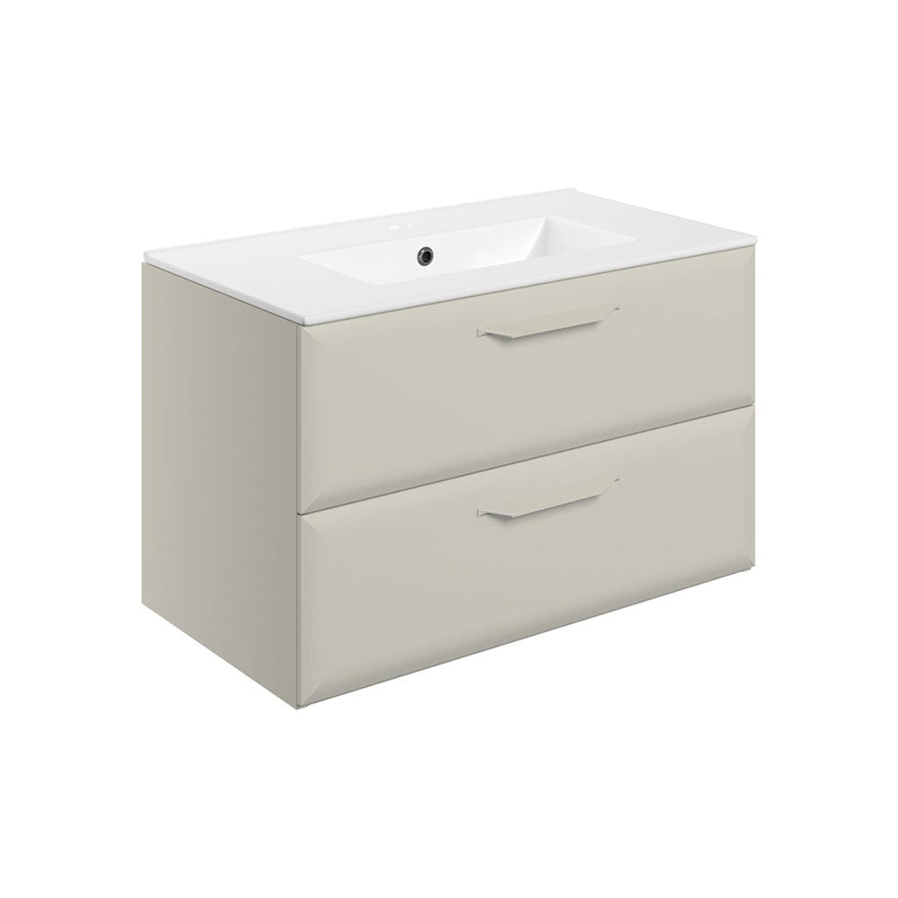 Mika Washbasin And Wall Mounted Unit Bathwise