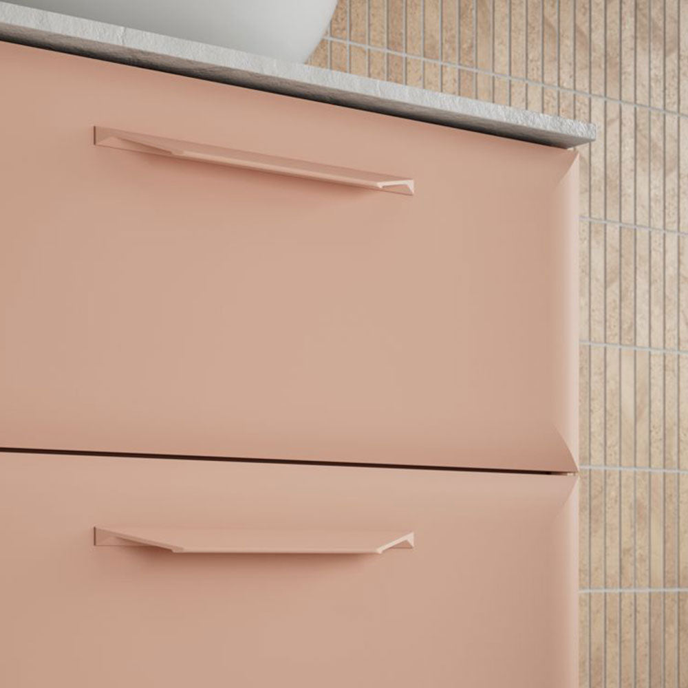 Auvellis Arven 1210mm double-bowl wall-hung vanity with 0 tap-hole basin