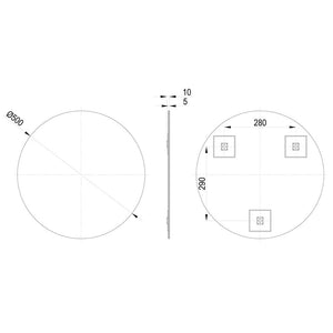 Soleil Mirror Bathwise