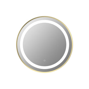 Auvellis Castellon Round Framed LED Mirror