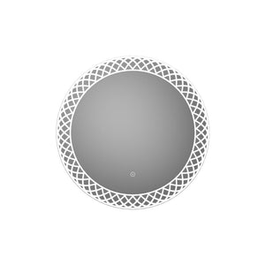 Toya 600x600mm Round LED Mirror