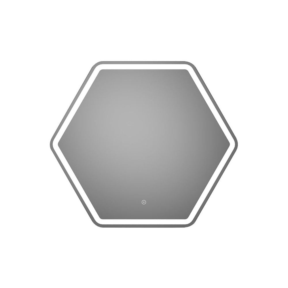 Auvellis Albacete Hexagonal LED Mirror