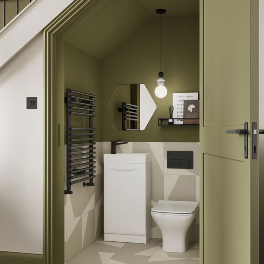 Nori Hexagonal Mirror Bathwise